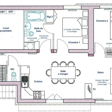 Apartment Proche Des Pistes, 6 Personnes, 2 - Ch11appt *